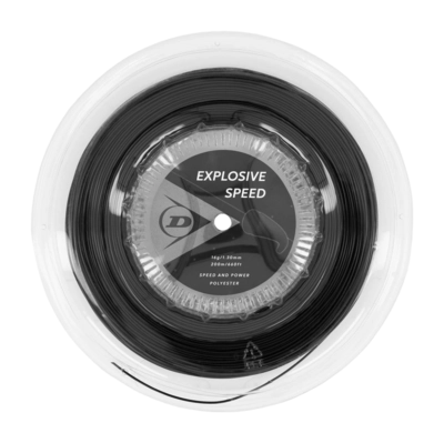 Tennissaite Dunlop Explosive Speed 16G Black 1,3 mm/200 m