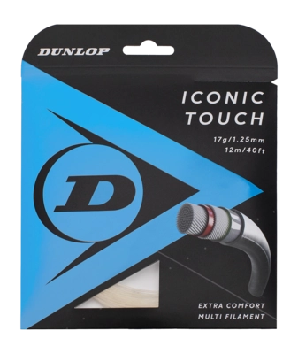 Tennis String Dunlop Iconic Touch 17G Natural 1.25mm/12m