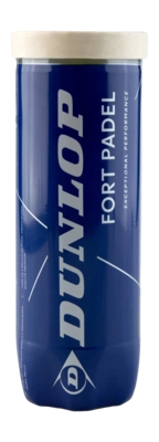 Padel Ball Dunlop Fort Padel 3-Tin (Box 24x3)