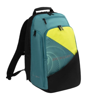 Tennisrucksack Dunlop SX-Performance Teal Black Yellow