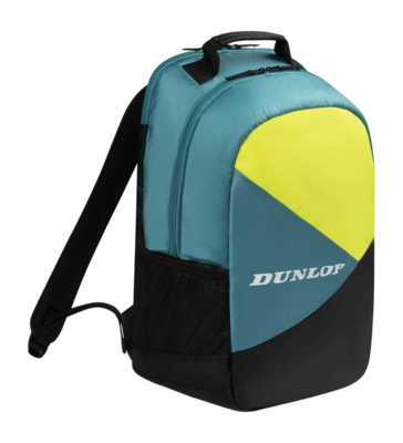 Tennis Rucksack Dunlop SX-Club Teal Black Yellow