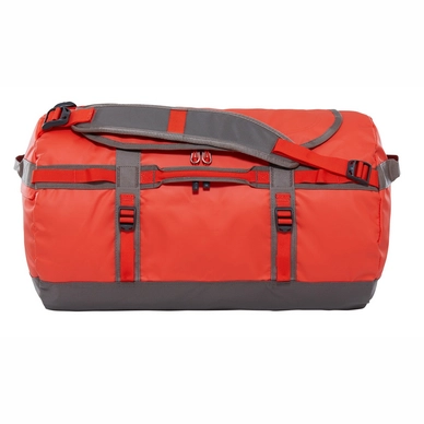 The North Face Base Camp Duffel Acrylic Orange Falcon Brown Small