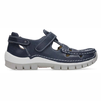 Sandales Wolky Femme Move Oxford leather Blue Grey