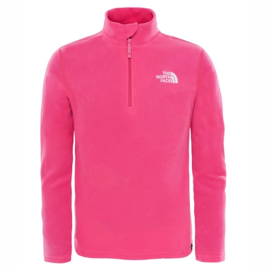 Kinder Trui The North Face Youth Glacier 1/4 Zip Petticoat Pink