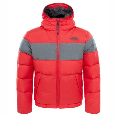 Winter Jacket The North Face Boys Moondoggy 2 Down Red
