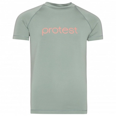 T-Shirt Protest Girls Senna Jr Rashguard Short Sleeve Green Baygreen