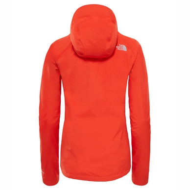 Jas The North Face Women Dryzzle Fire Brick Red High Rise Grey