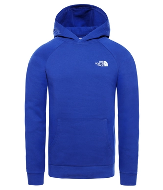 Trui The North Face Men Raglan Red Box Hoodie Lapis Blue