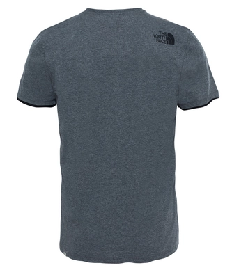 T-Shirt The North Face Men V Neck S S Tee TNF Mid Grey