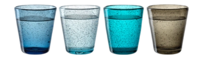 Glas-Set Leonardo Burano Cold Colors 330ml (Set von 4 Stück)
