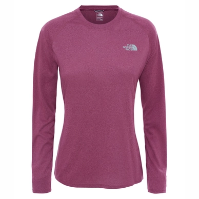 Long Sleeve T-Shirt The North Face Women Reaxion Ampere Amaranth Purple Heather