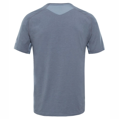 T-Shirt The North Face Men Wicke Graphi Crew Mid Grey Heather Asphalt Grey