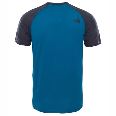 T-Shirt The North Face Men Mc Raglan Asphalt Grey Blue Coral