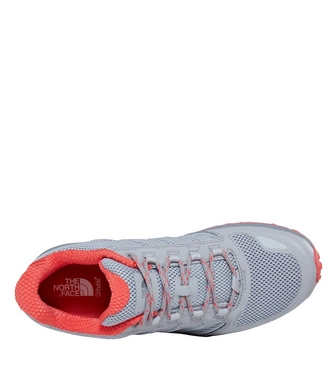 Wandelschoen The North Face Women Litewave Fastpack Foil Grey Cayen Red