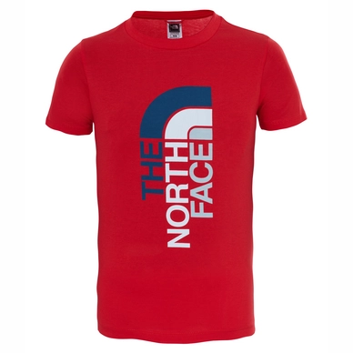 Kinder T-Shirt The North Face Youth S/S Ascent Tee High Risky Red
