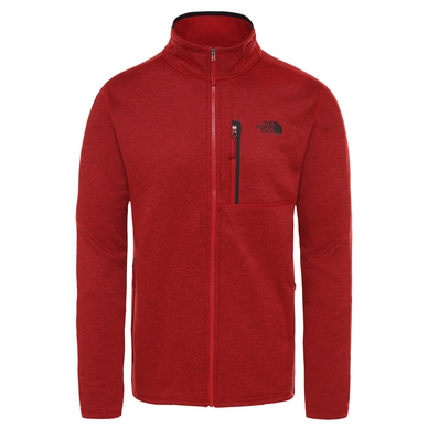 Fleece The North Face Men Canyonlands Full Zip Cardinal Red Heather