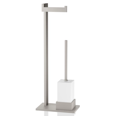 Toiletbutler Decor Walther Brick BK SBK Nikkel Gesatineerd Wit