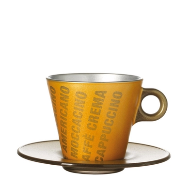 Cappuccinokop Leonardo Ooh... Gold