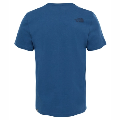 T-Shirt The North Face Men S S Woodcut Dome Tee Shady Blue