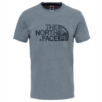 T-Shirt The North Face Woodcut Dome Tee TNF Mid Grey Herren