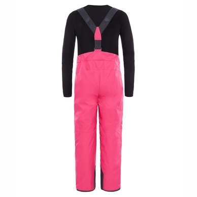 Ski broek The North Face Youth Snowquest Suspender Plus Petticoat Pink