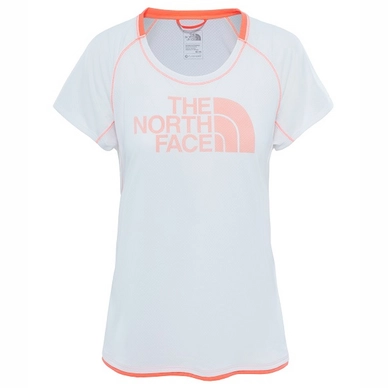 T-Shirt The North Face Women Flight Better Than Naked TNF White Fiery Coral