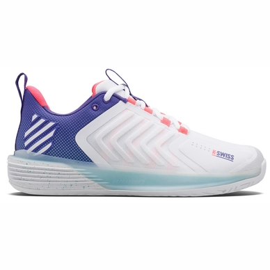 Tennisschoen K Swiss Men Ultrashot 3 White Liberty Blue Turquoise