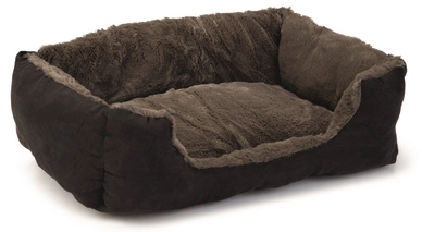 Dierenkussen Beeztees Pluche Ligbed Baboo Taupe