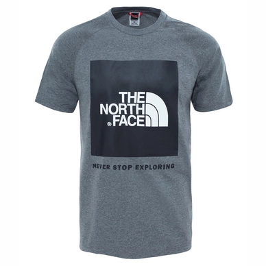 T-shirt The North Face Men Rage Red Box TNF Medium Grey Heather