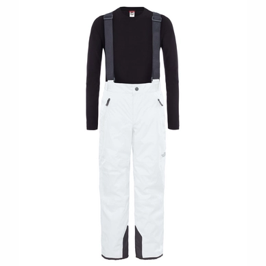 Ski Trousers The North Face Youth Snowquest Suspender Plus TNF White