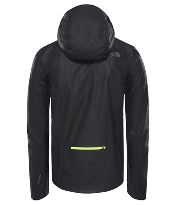 Jas The North Face Men Hyperair GTX TNF Black Dayglo Yellow