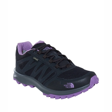 Wandelschoen The North Face Women Litewave Fastpack GTX Phantom Grey Blue Flower
