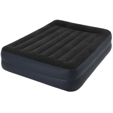Luchtbed Intex Queen Pillow Rest Raised Black