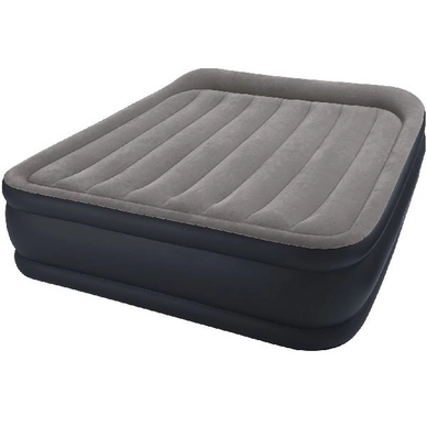 Matelas Gonflable Intex Queen Pillow Rest Raised Grey