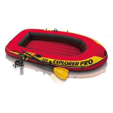 Bateau Gonflable Intex Explorer Pro 300 Set Rouge