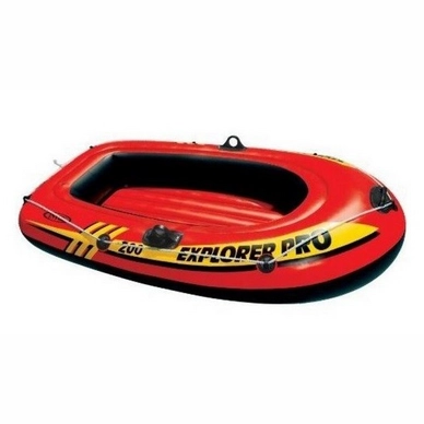 Opblaasbare Boot Intex Explorer Pro 200 Set Rood