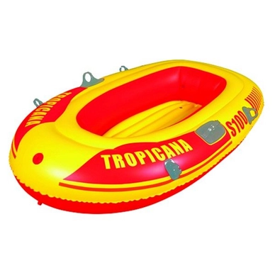 Schlauchboot Summertime Tropical 1 Person Gelb Rot