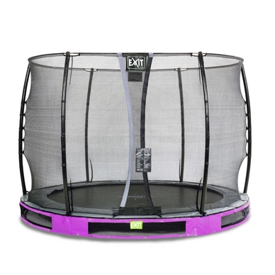 Trampoline EXIT Elegant Ground Premium 305 Purple Safetynet Economy