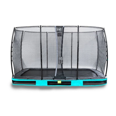 Trampoline EXIT Elegant Ground Premium 366 x 214 Blue Safetynet Economy