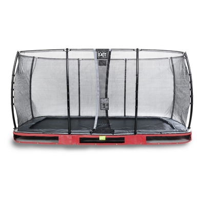 Trampoline EXIT Elegant Ground Premium 427 x 244 Red Safetynet Economy