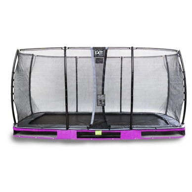 Trampoline EXIT Elegant Ground Premium 427 x 244 Purple Safetynet Economy