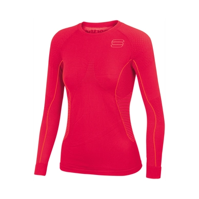 Ondershirt Sportful Women 2nd Skin LS TopCherry