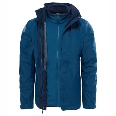 Winter Jacket The North Face Men Evolution II Triclimate Monterey Blue