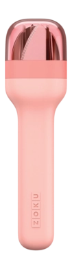 Bestekset ZOKU in Houder Peach (3-delig)