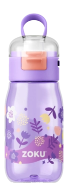 Drinkbeker ZOKU Kids Flip Flowers 475 ml
