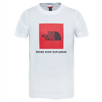 T-shirt The North Face Youth Box TNF White TNF Red