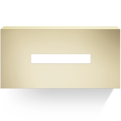 Tissuebox Decor Walther Corner 25 cm vrijstaand of aan de muur Matt Goud (24 Karaat)