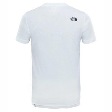 T-Shirt The North Face Youth Box TNF White TNF Red