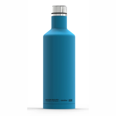 Thermosflasche Asobu Time Square Travel Bottle Blau 450 ml