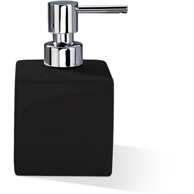 Seifenspender Decor Walther Porzellan 430 ml Vierkant Matt Schwarz
